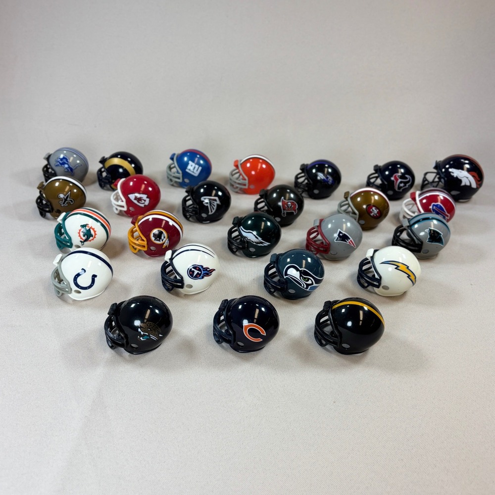 Riddell Pocket Pro NFL Mini Helmets Lot 25 Teams Starter Set Bulk Football Decor